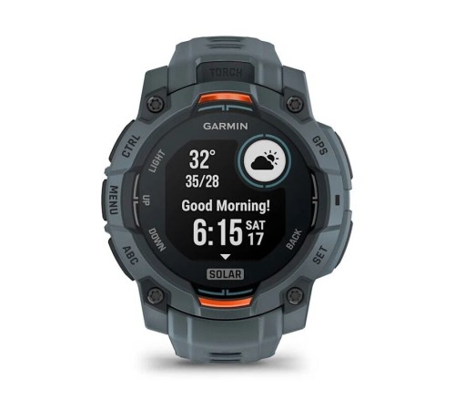 Смарт-часы Garmin Instinct 3 Solar, 45 мм, Bluetooth, Twilight, Серый — купить в Москве
