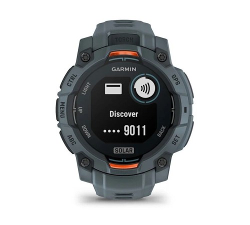 Смарт-часы Garmin Instinct 3 Solar, 45 мм, Bluetooth, Twilight, Серый — купить в Москве