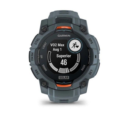 Смарт-часы Garmin Instinct 3 Solar, 45 мм, Bluetooth, Twilight, Серый — купить в Москве