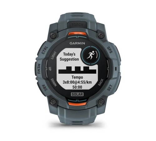 Смарт-часы Garmin Instinct 3 Solar, 45 мм, Bluetooth, Twilight, Серый — купить в Москве