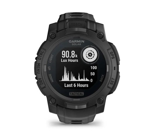 Смарт-часы Garmin Instinct 3 Solar Tactical Edition, 45 мм, Bluetooth, Black with Black Band, Черный — купить в Москве