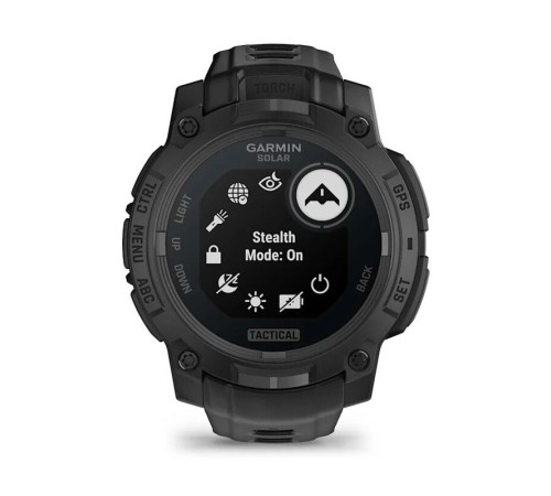Смарт-часы Garmin Instinct 3 Solar Tactical Edition, 45 мм, Bluetooth, Black with Black Band, Черный — купить в Москве