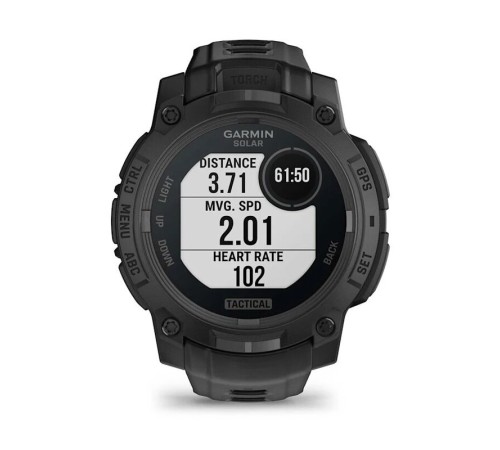 Смарт-часы Garmin Instinct 3 Solar Tactical Edition, 45 мм, Bluetooth, Black with Black Band, Черный — купить в Москве