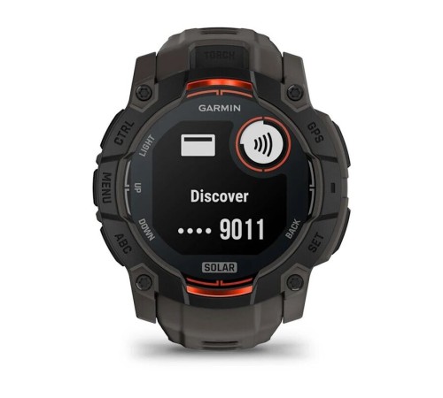 Смарт-часы Garmin Instinct 3 Solar, 50 мм, Bluetooth, Black with Charcoal Band, Черный с угольным ремешком — купить в Москве