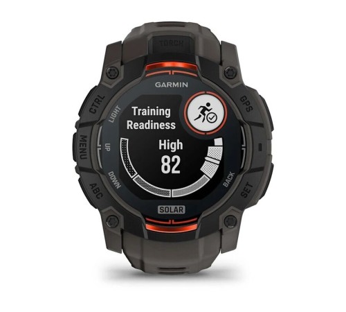 Смарт-часы Garmin Instinct 3 Solar, 50 мм, Bluetooth, Black with Charcoal Band, Черный с угольным ремешком — купить в Москве