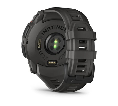 Смарт-часы Garmin Instinct 3 Solar, 50 мм, Bluetooth, Black with Charcoal Band, Черный с угольным ремешком — купить в Москве