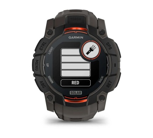 Смарт-часы Garmin Instinct 3 Solar, 50 мм, Bluetooth, Black with Charcoal Band, Черный с угольным ремешком — купить в Москве