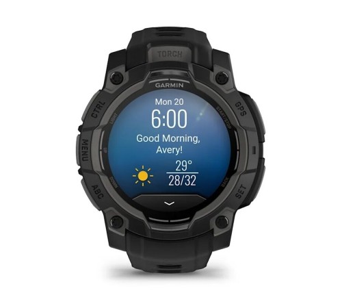 Смарт-часы Garmin Instinct 3, 45 мм, Bluetooth, Amoled Black, Черный — купить в Москве