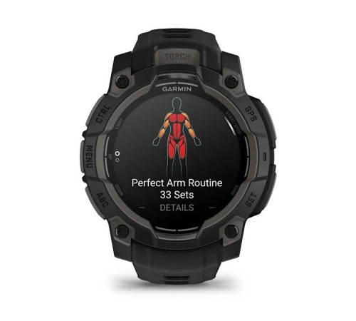 Смарт-часы Garmin Instinct 3, 45 мм, Bluetooth, Amoled Black, Черный — купить в Москве