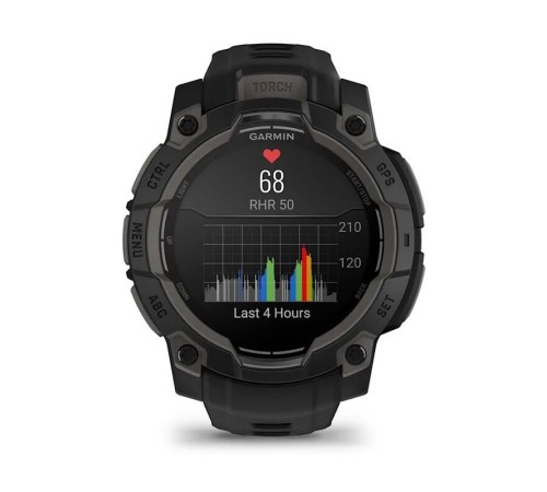 Смарт-часы Garmin Instinct 3, 45 мм, Bluetooth, Amoled Black, Черный — купить в Москве