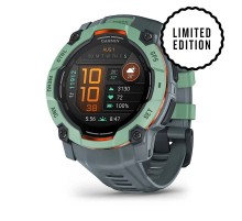 Смарт-часы Garmin Instinct 3, 50 мм, Bluetooth, Neotropic with Twilight Band, Бирюзовый с серым ремешком
