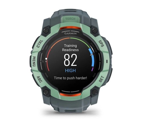Смарт-часы Garmin Instinct 3, 50 мм, Bluetooth, Neotropic with Twilight Band, Бирюзовый с серым ремешком — купить в Москве