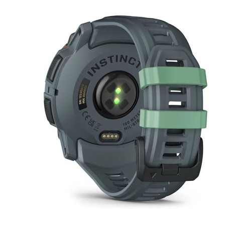 Смарт-часы Garmin Instinct 3, 50 мм, Bluetooth, Neotropic with Twilight Band, Бирюзовый с серым ремешком — купить в Москве