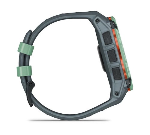 Смарт-часы Garmin Instinct 3, 50 мм, Bluetooth, Neotropic with Twilight Band, Бирюзовый с серым ремешком — купить в Москве