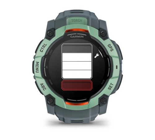 Смарт-часы Garmin Instinct 3, 50 мм, Bluetooth, Neotropic with Twilight Band, Бирюзовый с серым ремешком — купить в Москве