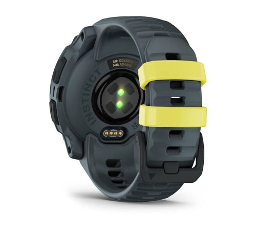 Смарт-часы Garmin Instinct E, 40 мм, Bluetooth, Electric Lime with Twilight Band, Лаймовый с серым ремешком — купить в Москве