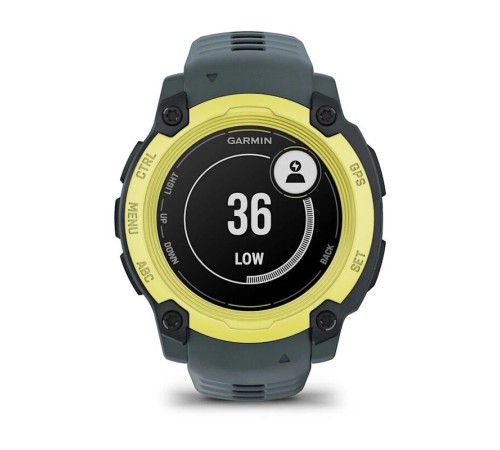 Смарт-часы Garmin Instinct E, 40 мм, Bluetooth, Electric Lime with Twilight Band, Лаймовый с серым ремешком — купить в Москве