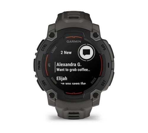 Смарт-часы Garmin Instinct E, 45 мм, Bluetooth, Black Charcoal, Черный угольный — купить в Москве