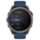 Смарт-часы Garmin QUATIX 8, 47 мм, Bluetooth, Titanium/Blue, Титан/синий — купить в Москве