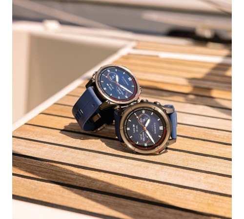 Смарт-часы Garmin QUATIX 8, 47 мм, Bluetooth, Titanium/Blue, Титан/синий — купить в Москве