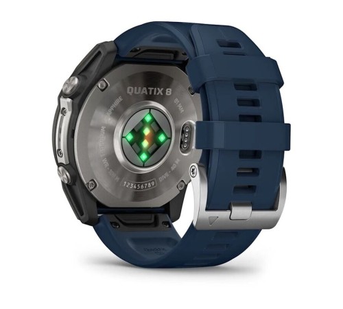 Смарт-часы Garmin QUATIX 8, 51 мм, Bluetooth, Titanium/Captain Blue, Титан/капитанский синий — купить в Москве