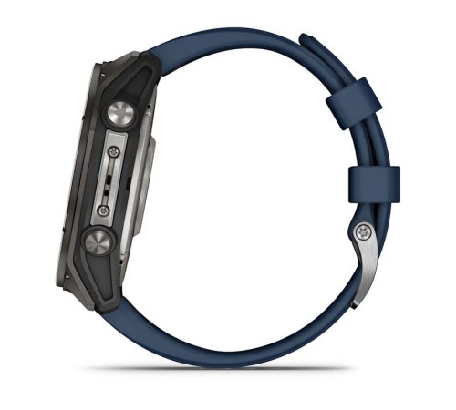 Смарт-часы Garmin QUATIX 8, 51 мм, Bluetooth, Titanium/Captain Blue, Титан/капитанский синий — купить в Москве