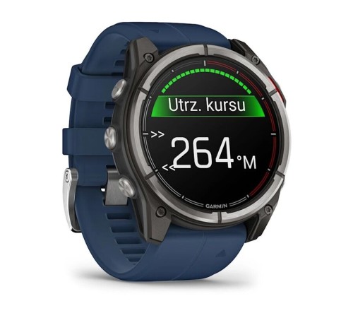 Смарт-часы Garmin QUATIX 8, 51 мм, Bluetooth, Titanium/Captain Blue, Титан/капитанский синий — купить в Москве