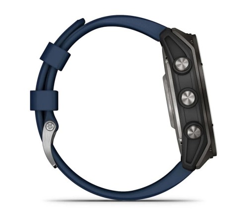 Смарт-часы Garmin QUATIX 8, 51 мм, Bluetooth, Titanium/Captain Blue, Титан/капитанский синий — купить в Москве