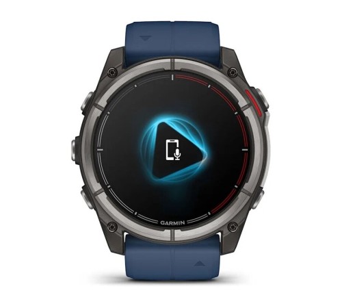 Смарт-часы Garmin QUATIX 8, 51 мм, Bluetooth, Titanium/Captain Blue, Титан/капитанский синий — купить в Москве