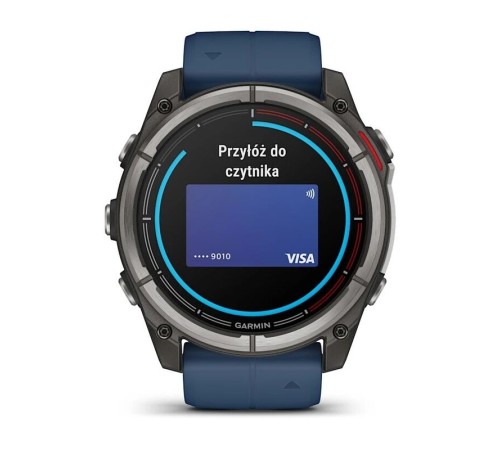 Смарт-часы Garmin QUATIX 8, 51 мм, Bluetooth, Titanium/Captain Blue, Титан/капитанский синий — купить в Москве