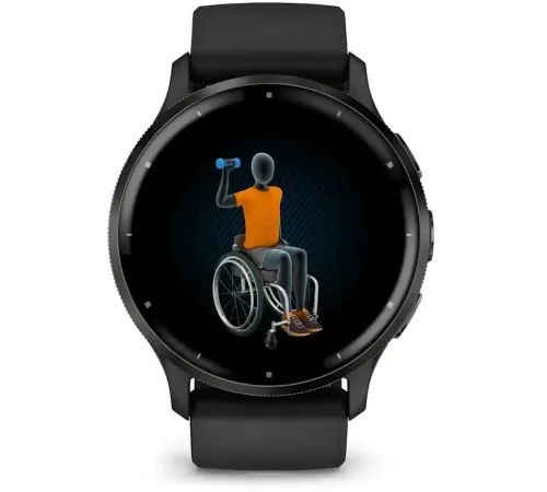 Умные часы Garmin Venu 3, черный — купить в Москве