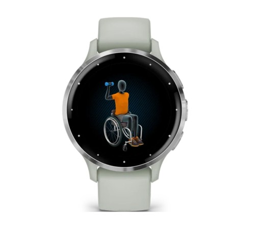 Умные часы Garmin Venu 3, зеленый — купить в Москве