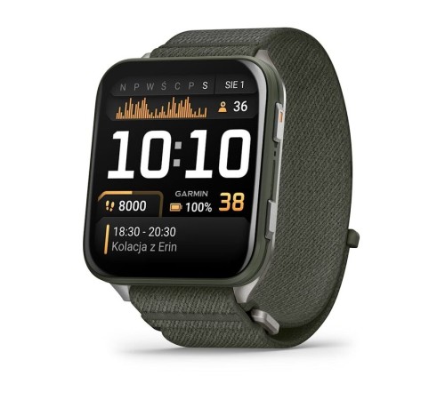 Умные часы Garmin Venu X1, Moss, зеленый — купить в Москве