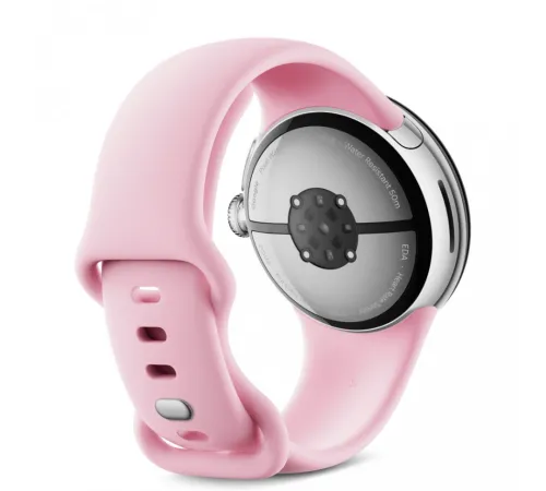 Смарт-часы Google Pixel Watch 3, 41mm, Wi-Fi, Polished Silver, розовый — купить в Москве