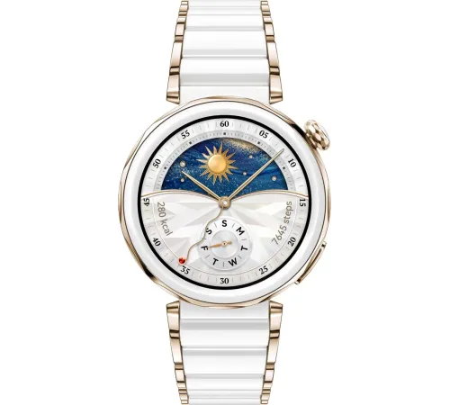 Смарт-часы Huawei Watch GT 5 Pro, 42 мм, Bluetooth, белый — купить в Москве