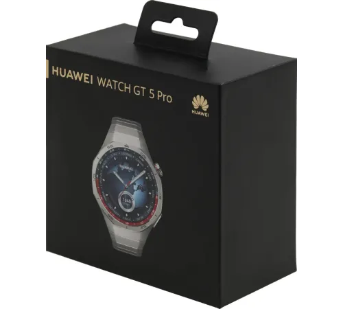 Умные часы Huawei Watch GT 5 Pro, 46 мм, серебристый — купить в Москве