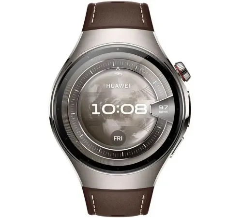 Смарт-часы Huawei Watch 5, 42 мм, LTE, коричневый  — купить в Москве