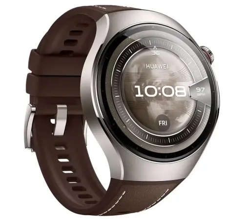 Смарт-часы Huawei Watch 5, 42 мм, LTE, коричневый  — купить в Москве