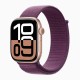 Смарт-часы Apple Watch Series 10 46mm, Rose Gold Aluminum Case with Sport Loop - Plum — купить в Москве