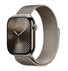 Смарт-часы Apple Watch Series 10 (M/L), 46 мм, Bluetooth, Natural Titanium, натуральный титан