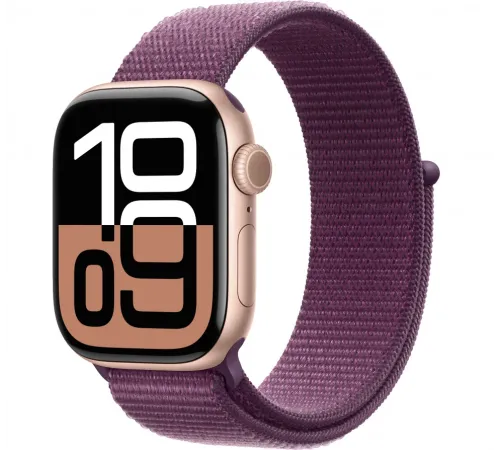 Смарт-часы Apple Watch Series 10 Sport Loop, 42 мм, Bluetooth, Rose Gold, розовое золото — купить в Москве