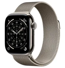 Смарт-часы Apple Watch Series 11 (S/M), 42 мм, LTE, Natural Titanium, натуральный титан