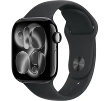 Смарт-часы Apple Watch Series 11 (S/M), 42 мм, LTE, Jet Black, черный