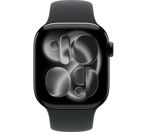 Смарт-часы Apple Watch Series 11 (M/L), 42 мм, LTE, Jet Black, черный — купить в Москве