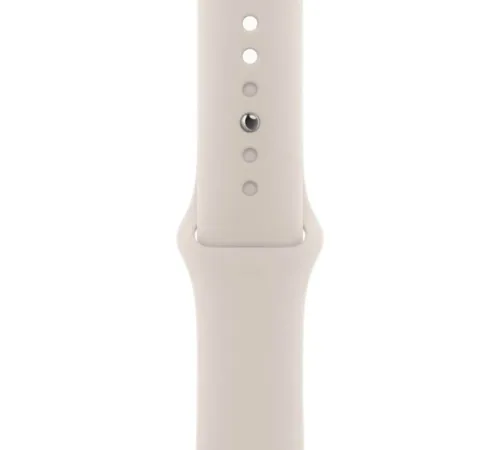 Смарт-часы Apple Watch Series 9 (M/L), 45 мм, Bluetooth, Starlight, Золотистый — купить в Москве