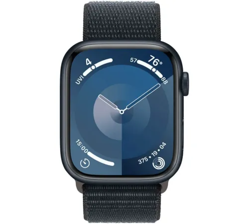 Смарт-часы Apple Watch Series 9, 45 мм, Bluetooth, Midnight, черный — купить в Москве