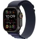 Смарт-часы Apple Watch Ultra 2 2024, 49 мм, LTE, Black Titanium Case with Navy Alpine Loop (L), черный титан с темно-синим ремешком — купить в Москве