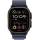 Смарт-часы Apple Watch Ultra 2 2024, 49 мм, LTE, Black Titanium Case with Navy Alpine Loop (L), черный титан с темно-синим ремешком — купить в Москве
