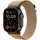 Смарт-часы Apple Watch Ultra 2 2024, 49 мм, LTE, Black Titanium Case with Tan Alpine Loop (L), черный титан с бежевым ремешком — купить в Москве