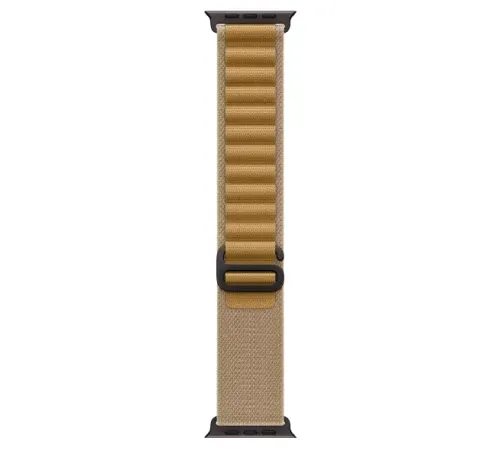Смарт-часы Apple Watch Ultra 2 2024, 49 мм, LTE, Black Titanium Case with Tan Alpine Loop (L), черный титан с бежевым ремешком — купить в Москве